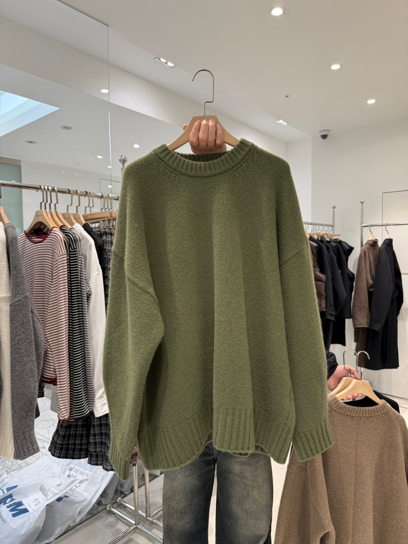 THE BRUNCH韓國直郵㊣女裝新品職業推薦時尚人氣真品25秋冬毛衣THE BRUNCH毛衣圖色3