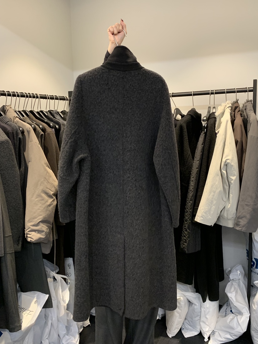 FORTH韓國代購㊣女裝新品時尚真品人氣休閑熱賣25秋冬中長款大衣FORTH中長款大衣