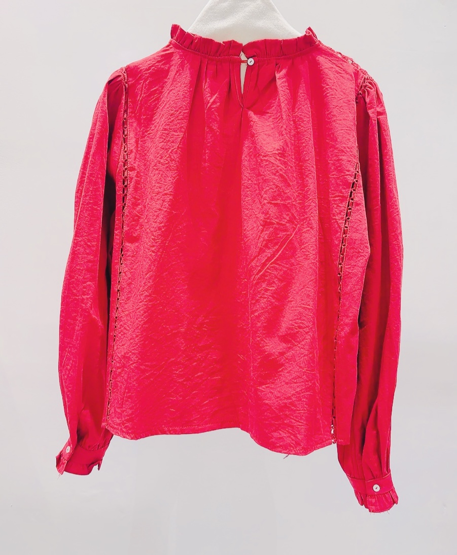 AWESOME-P東大門㊣直郵女士新款時尚25秋冬休閑襯衫蕾絲衫AWESOME-P襯衫/蕾絲衫