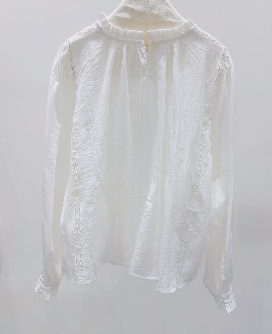 AWESOME-P東大門㊣直郵女士新款時尚25秋冬休閑襯衫蕾絲衫AWESOME-P襯衫/蕾絲衫