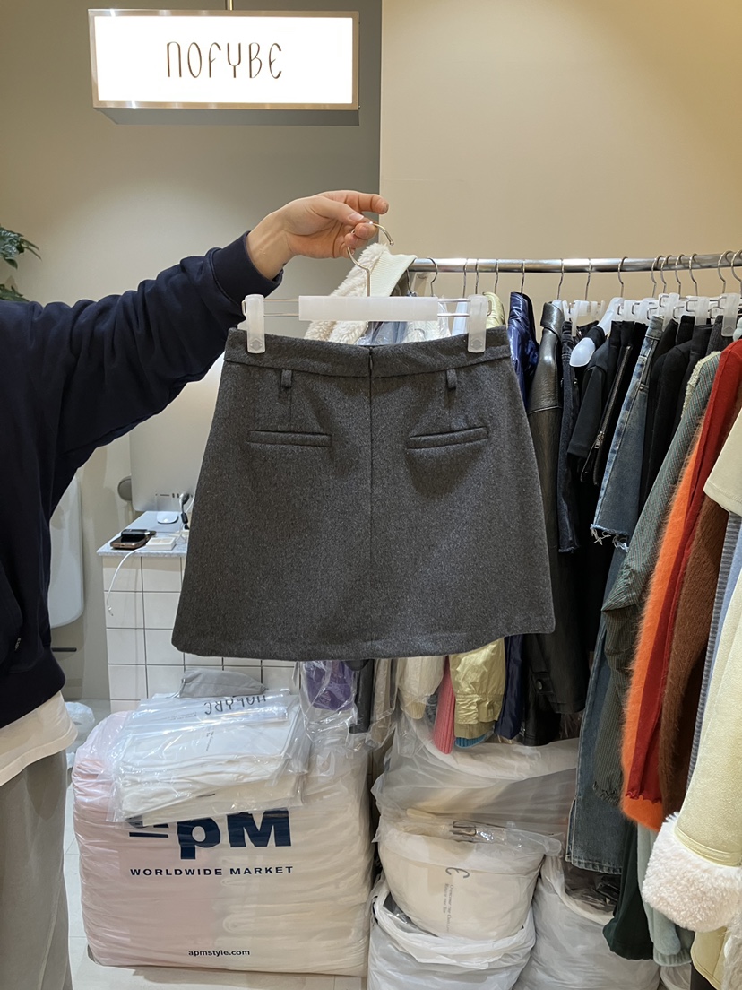 NOFYBE東大門㊣直郵女士新品職業熱賣休閑真品人氣裙褲羊毛NOFYBE裙褲