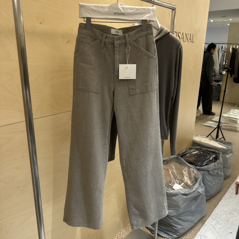 ARTISANAL東大門㊣直郵女裝新款職業休閑熱賣休閑褲羊毛口袋ARTISANAL休閑褲