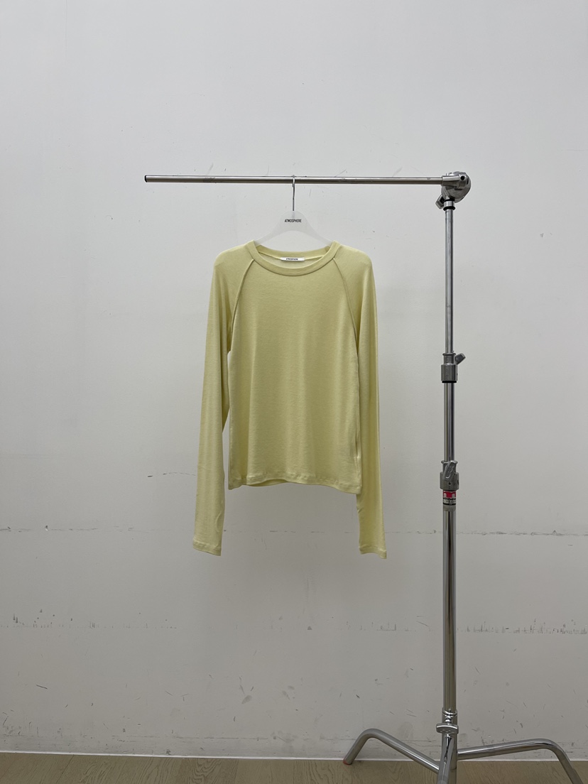 ATMOSPHERE東大門㊣實拍女裝新款人氣25秋冬推薦熱賣長袖T恤ATMOSPHERE/BLING長袖T恤圖色1