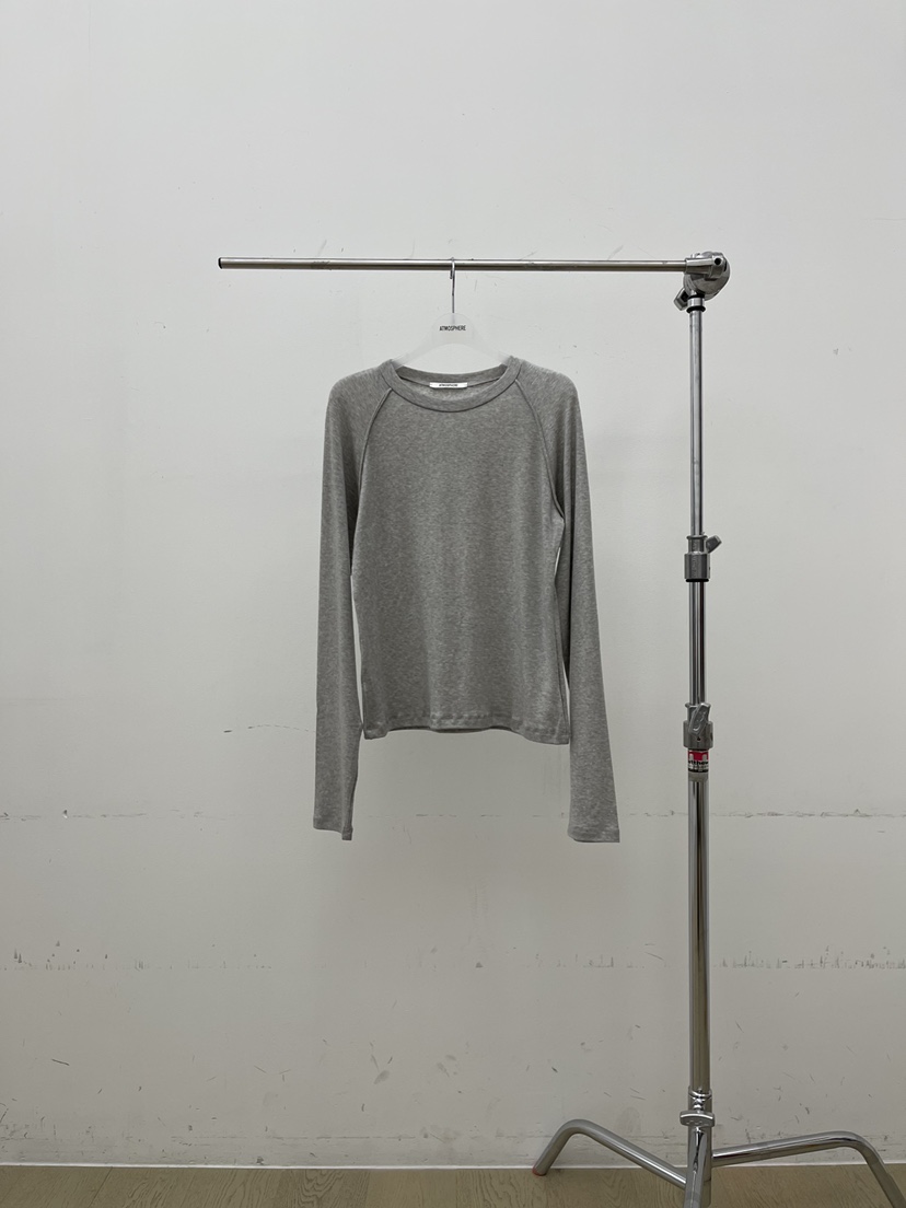 ATMOSPHERE東大門㊣實拍女裝新款人氣25秋冬推薦熱賣長袖T恤ATMOSPHERE/BLING長袖T恤圖色4