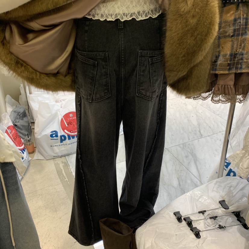 J PEAK/BY FLOW東大門㊣代購女士新品時尚熱賣牛仔褲雙口袋J PEAK牛仔褲