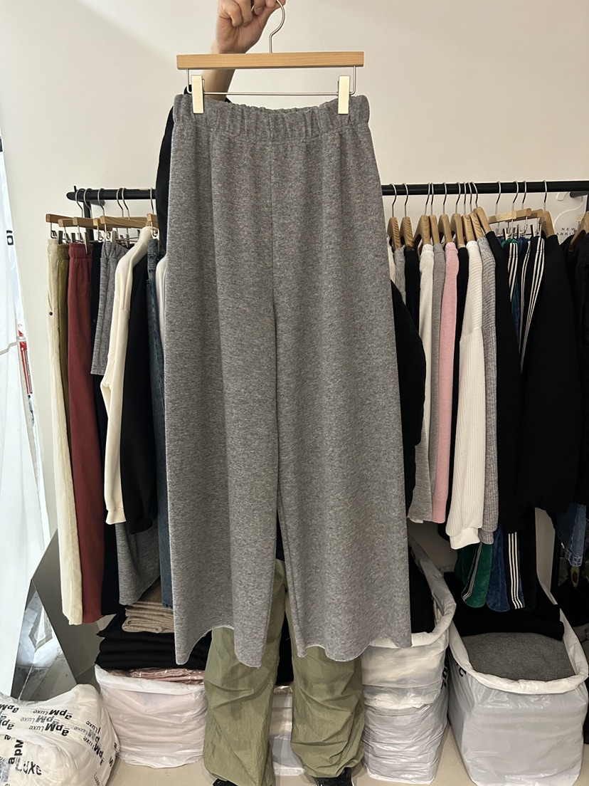 AS THOUGHT韓國代購㊣女裝新品休閑推薦職業熱賣25秋冬休閑褲AS THOUGHT休閑褲圖色2