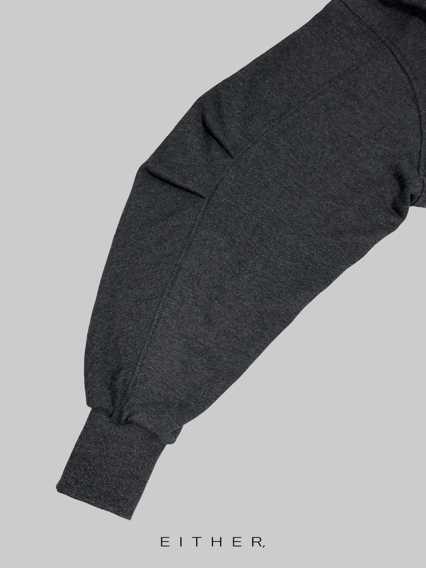 EITHER東大門㊣直郵女士新品25秋冬時尚推薦熱賣衛衣拉鏈兜帽EITHER衛衣