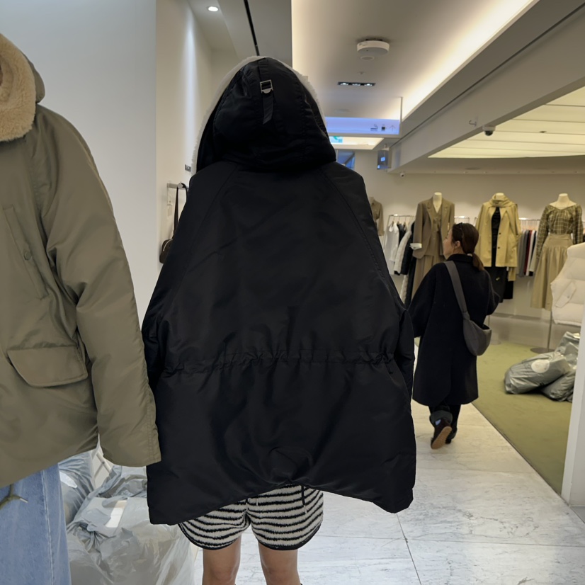 BAGUETTE-P東大門㊣直郵女裝新品職業短款羽絨服羊毛填充鴨絨BAGUETTE-P短款羽絨服