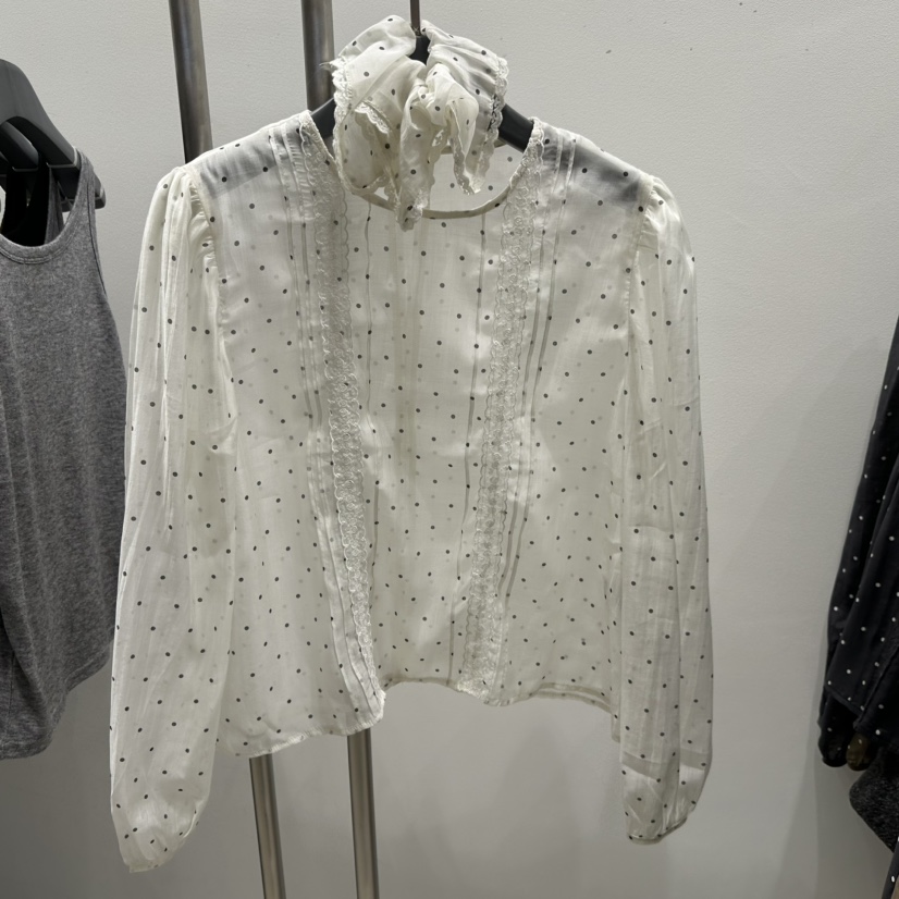TARABY MOTION東大門㊣代購女裝新款推薦襯衫蕾絲衫含頭飾TARABY MOTION襯衫/蕾絲衫