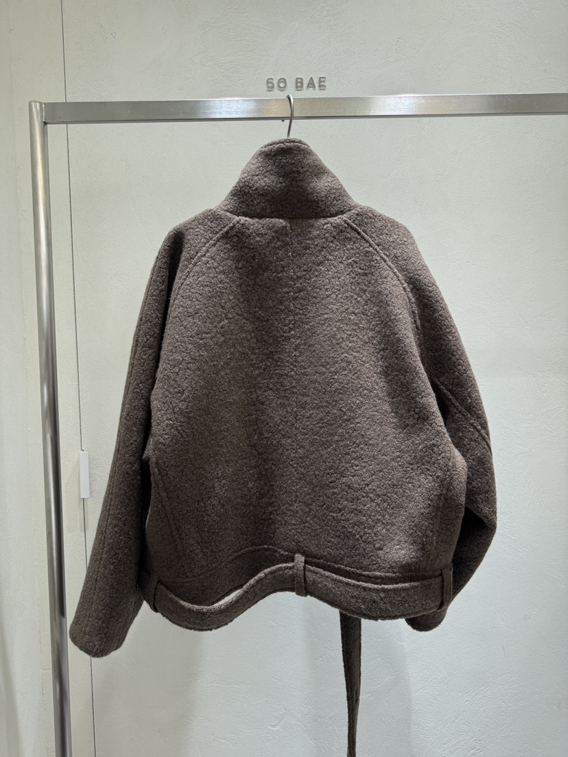 SO BAE韓國直郵㊣女士新品25秋冬職業熱賣休閑真品短款大衣SO BAE短款大衣
