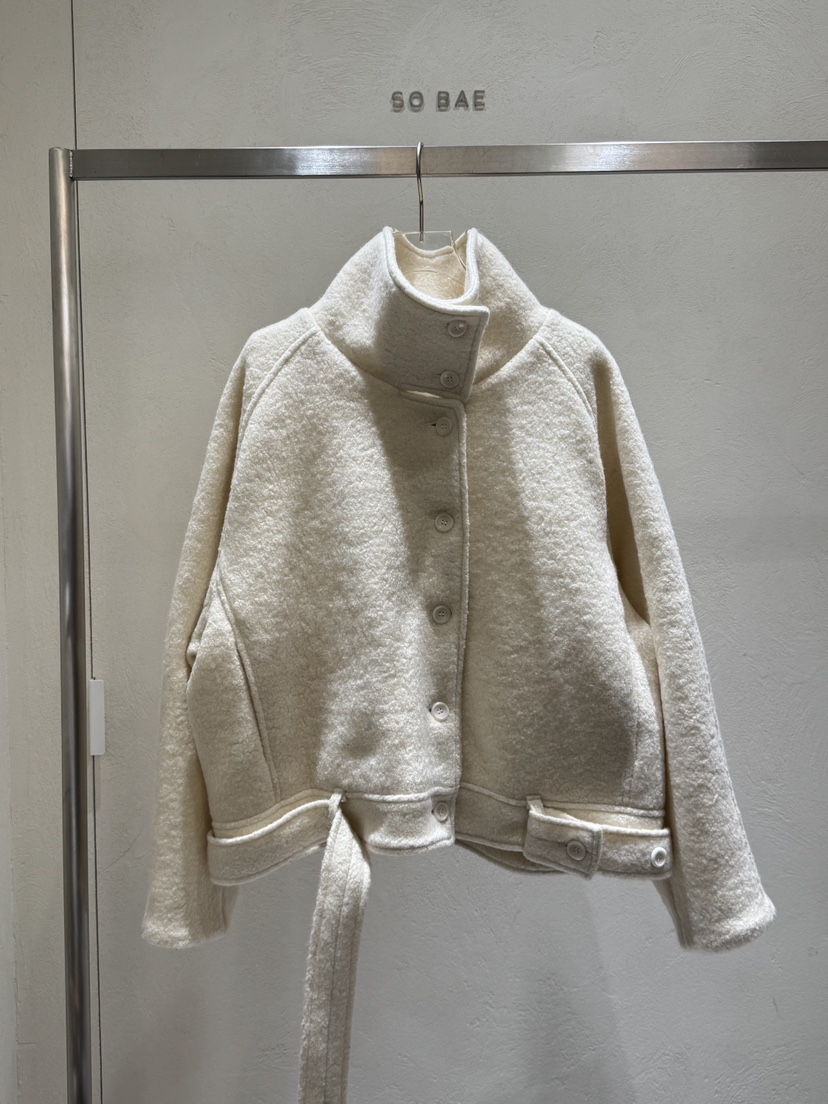 SO BAE韓國直郵㊣女士新品25秋冬職業熱賣休閑真品短款大衣SO BAE短款大衣