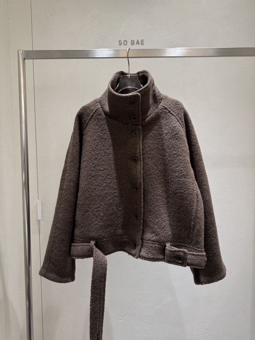 SO BAE韓國直郵㊣女士新品25秋冬職業熱賣休閑真品短款大衣SO BAE短款大衣圖色2