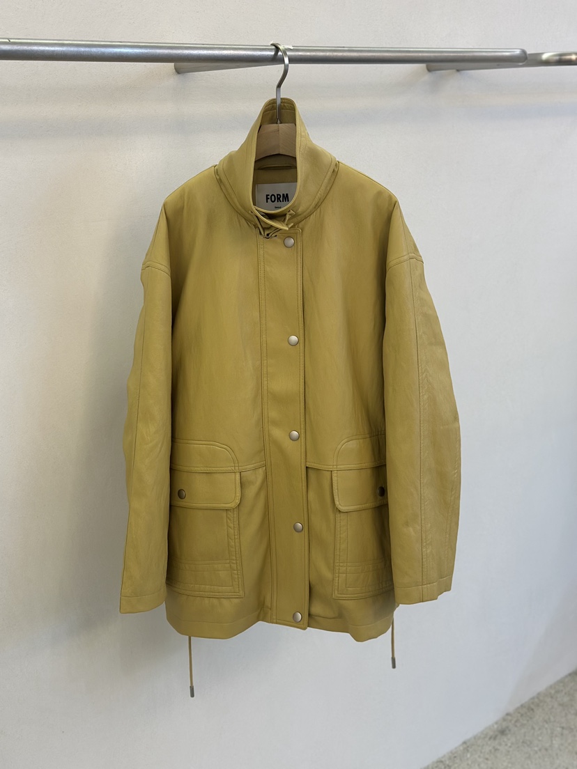 FORM韓國代購㊣女裝新款職業時尚推薦休閑25秋冬真品夾克填充FORM夾克圖色1