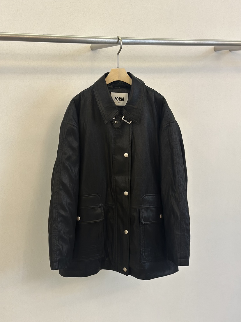 FORM韓國代購㊣女裝新款職業時尚推薦休閑25秋冬真品夾克填充FORM夾克圖色2