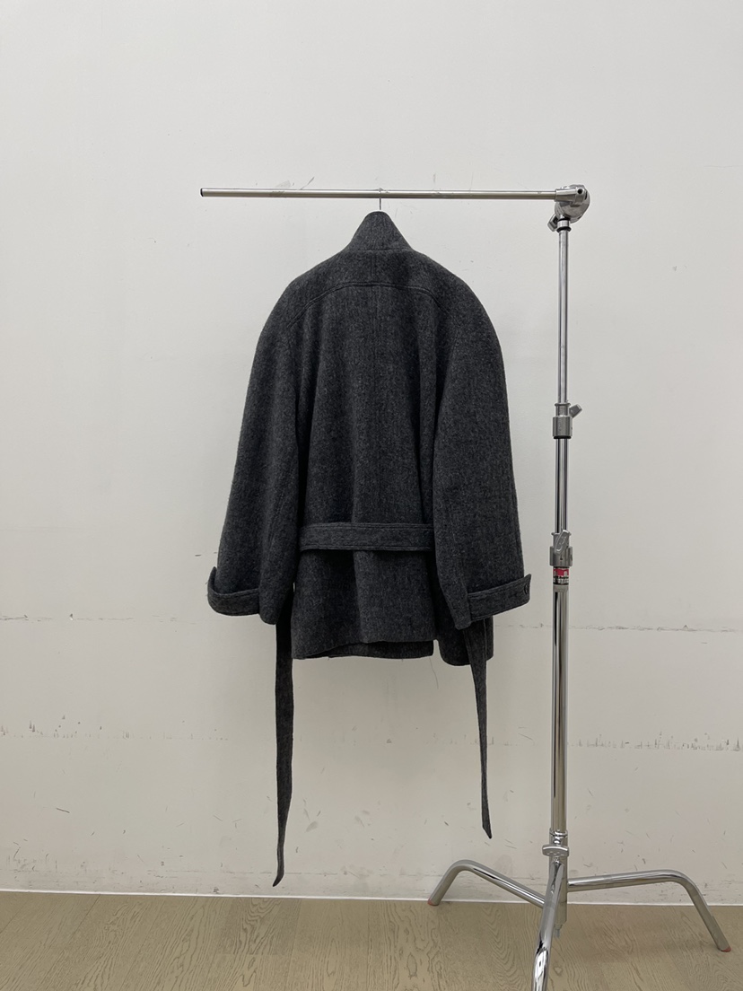 ATMOSPHERE東大門㊣直郵女裝新品職業真品中長款大衣含腰帶ATMOSPHERE/BLING中長款大衣