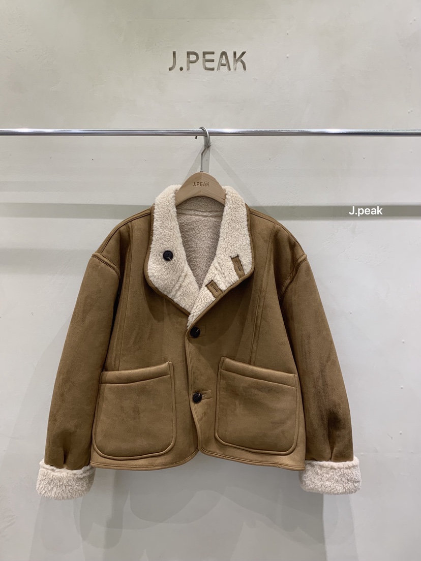 J PEAK/BY FLOW韓國代購㊣女裝新款真品職業25秋冬休閑夾克J PEAK夾克