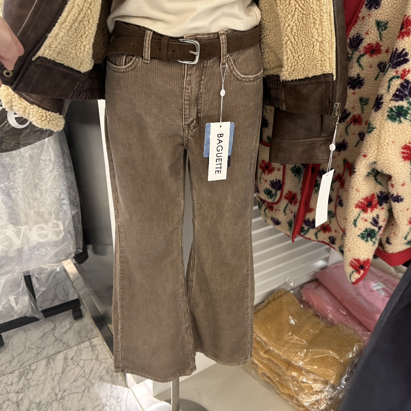 BAGUETTE-P東大門㊣直郵女士新款時尚職業熱賣休閑褲不含腰帶BAGUETTE-P休閑褲圖色3