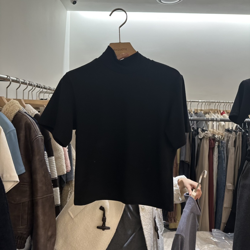 BAGUETTE-P東大門㊣直郵女士新款時尚職業推薦25秋冬熱賣T恤BAGUETTE-PT恤圖色3