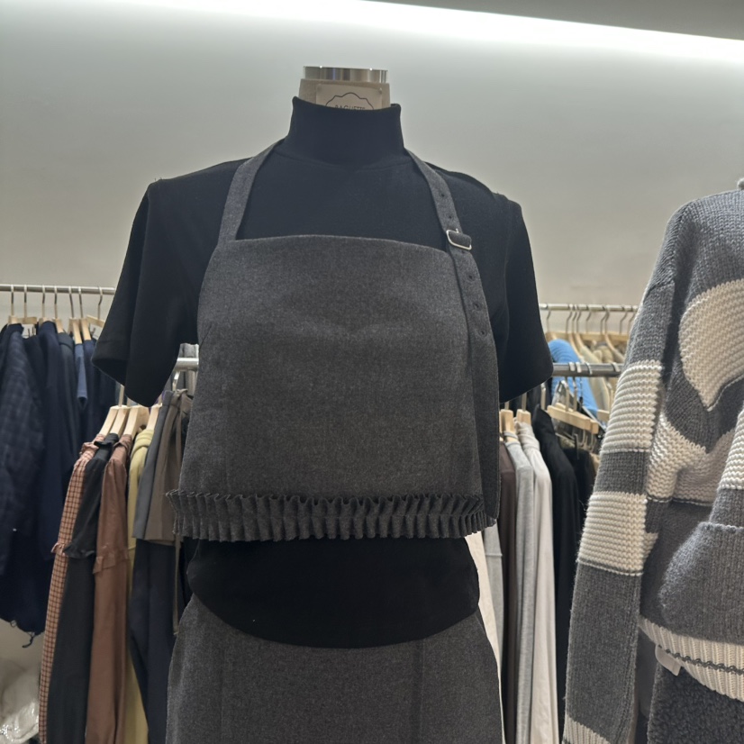 BAGUETTE-P東大門㊣實拍女士新款熱賣休閑吊帶背心不含內搭BAGUETTE-P吊帶/背心圖色1墨色