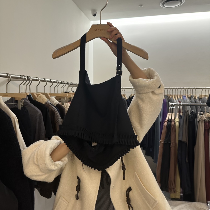 BAGUETTE-P東大門㊣實拍女士新款熱賣休閑吊帶背心不含內搭BAGUETTE-P吊帶/背心圖色2深藍色