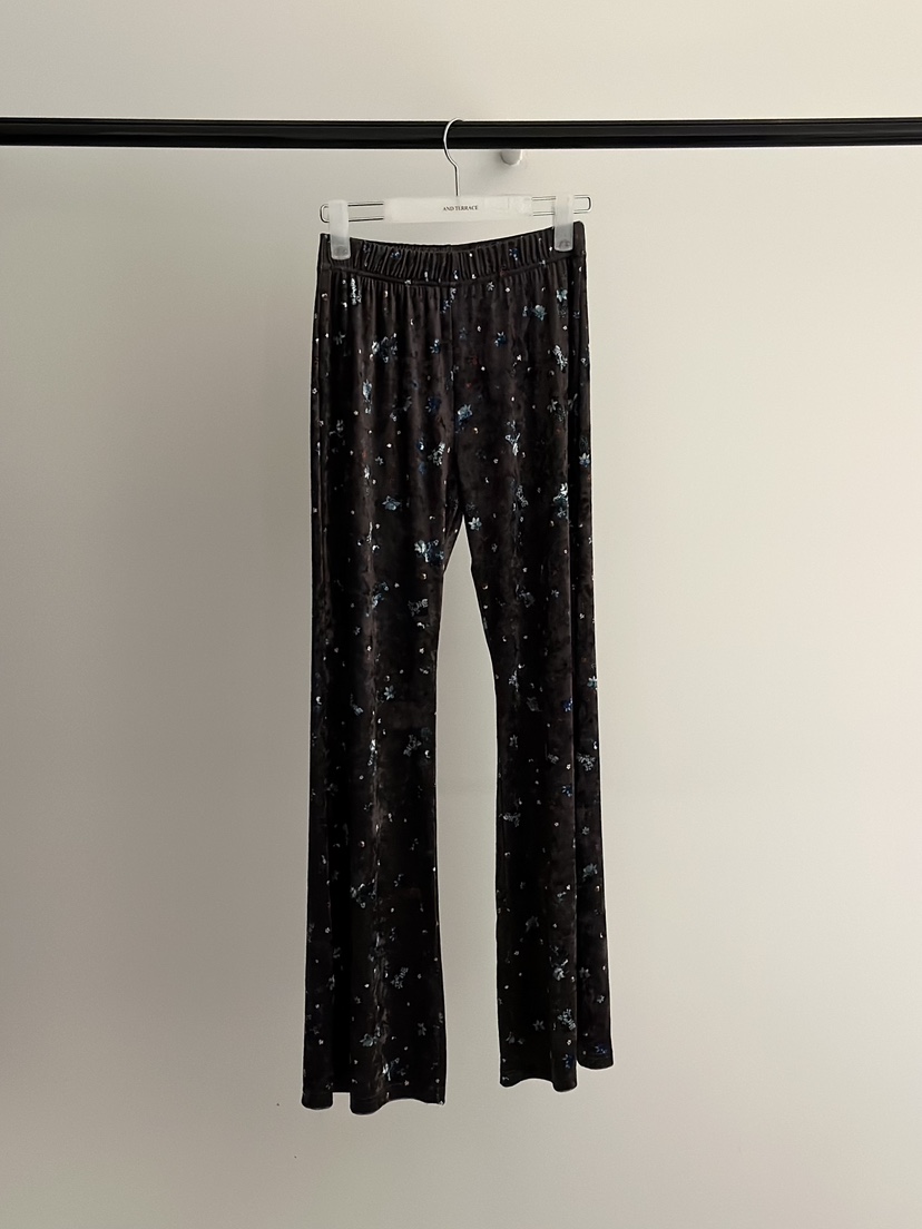 ANDTERRACE韓國直郵㊣女士新品人氣時尚熱賣休閑職業休閑褲ANDTERRACE休閑褲圖色1棕色