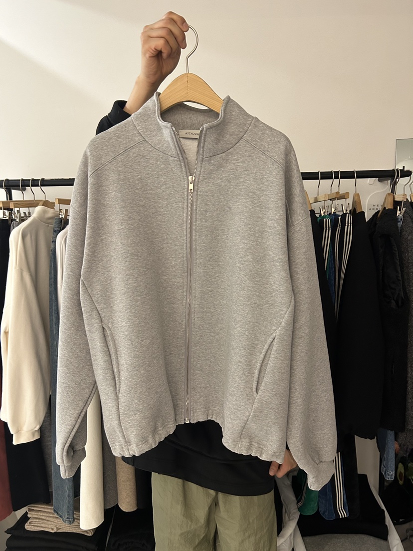 AS THOUGHT東大門㊣代購女士新品職業時尚休閑真品夾克拉鏈AS THOUGHT夾克圖色2