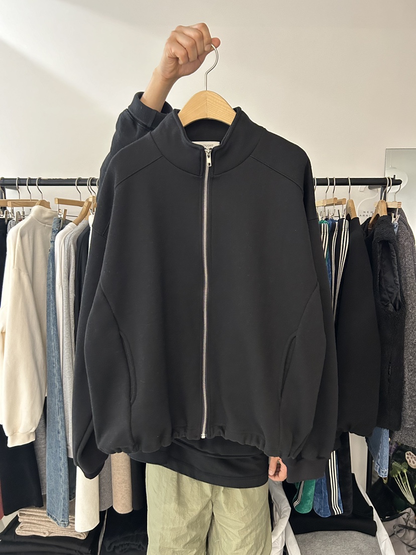 AS THOUGHT東大門㊣代購女士新品職業時尚休閑真品夾克拉鏈AS THOUGHT夾克圖色3