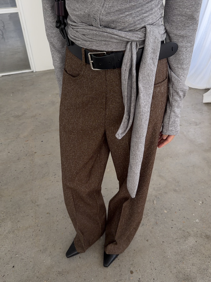 ACME韓國直郵㊣女裝新品真品職業推薦休閑人氣時尚25秋冬休閑褲ACME休閑褲