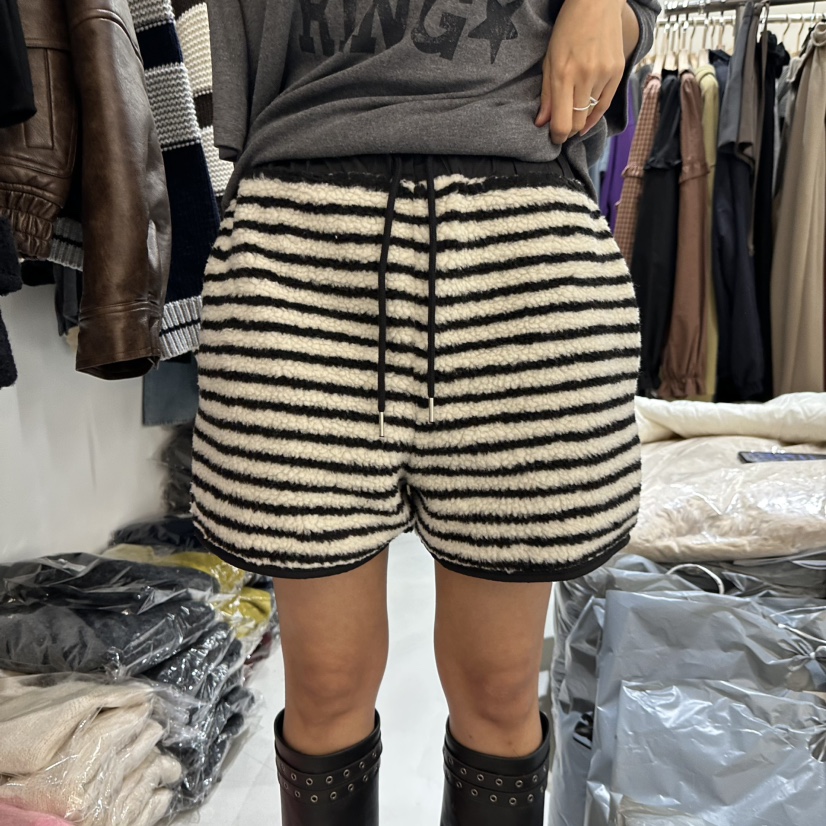 BAGUETTE-P韓國代購㊣女士新款時尚人氣休閑職業真品25秋冬短褲BAGUETTE-P短褲圖色4