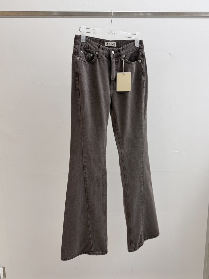 ACME韓國代購㊣女裝新品時尚休閑職業人氣25秋冬熱賣牛仔褲ACME牛仔褲圖色1