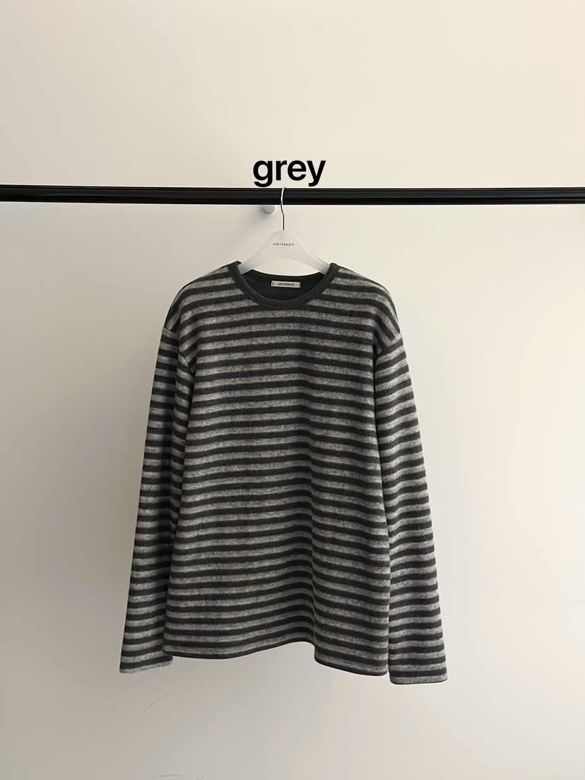 ANDTERRACE韓國代購㊣女士新品推薦休閑人氣25秋冬時尚長袖T恤ANDTERRACE長袖T恤圖色2