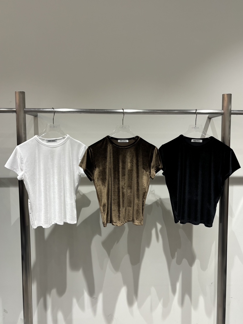 OKIE東大門㊣直郵女裝新品休閑推薦25秋冬真品職業人氣熱賣T恤OKIET恤