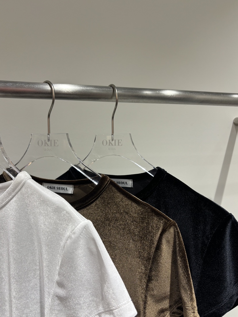 OKIE東大門㊣直郵女裝新品休閑推薦25秋冬真品職業人氣熱賣T恤OKIET恤