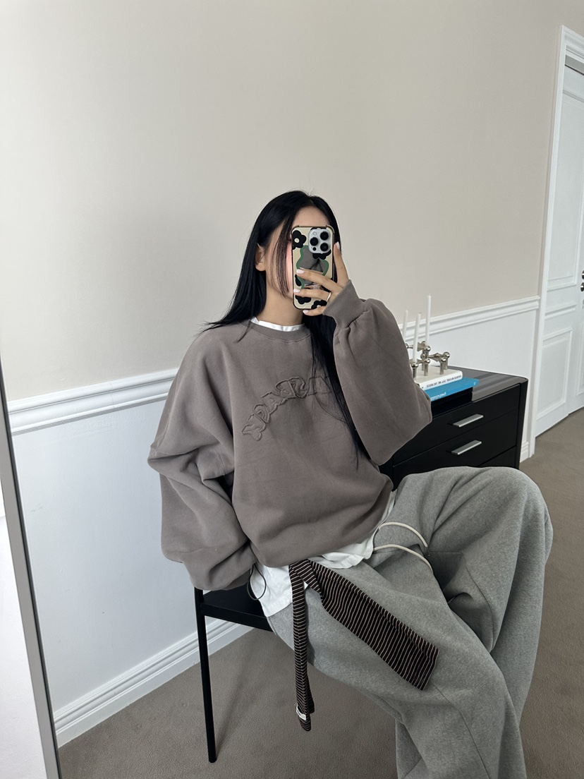 I MFACT韓國直郵㊣女士新品25秋冬職業休閑時尚真品熱賣衛衣I MFACT衛衣