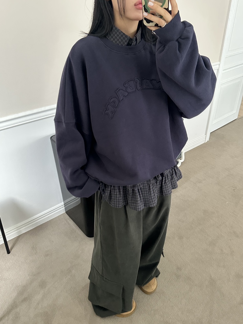 I MFACT韓國直郵㊣女士新品25秋冬職業休閑時尚真品熱賣衛衣I MFACT衛衣