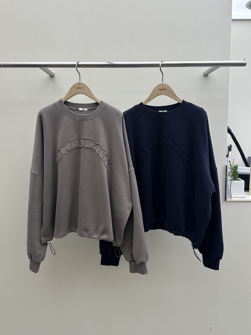 I MFACT韓國直郵㊣女士新品25秋冬職業休閑時尚真品熱賣衛衣I MFACT衛衣