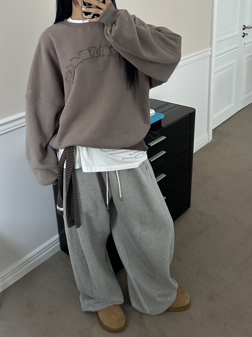 I MFACT韓國直郵㊣女士新品25秋冬職業休閑時尚真品熱賣衛衣I MFACT衛衣圖色2