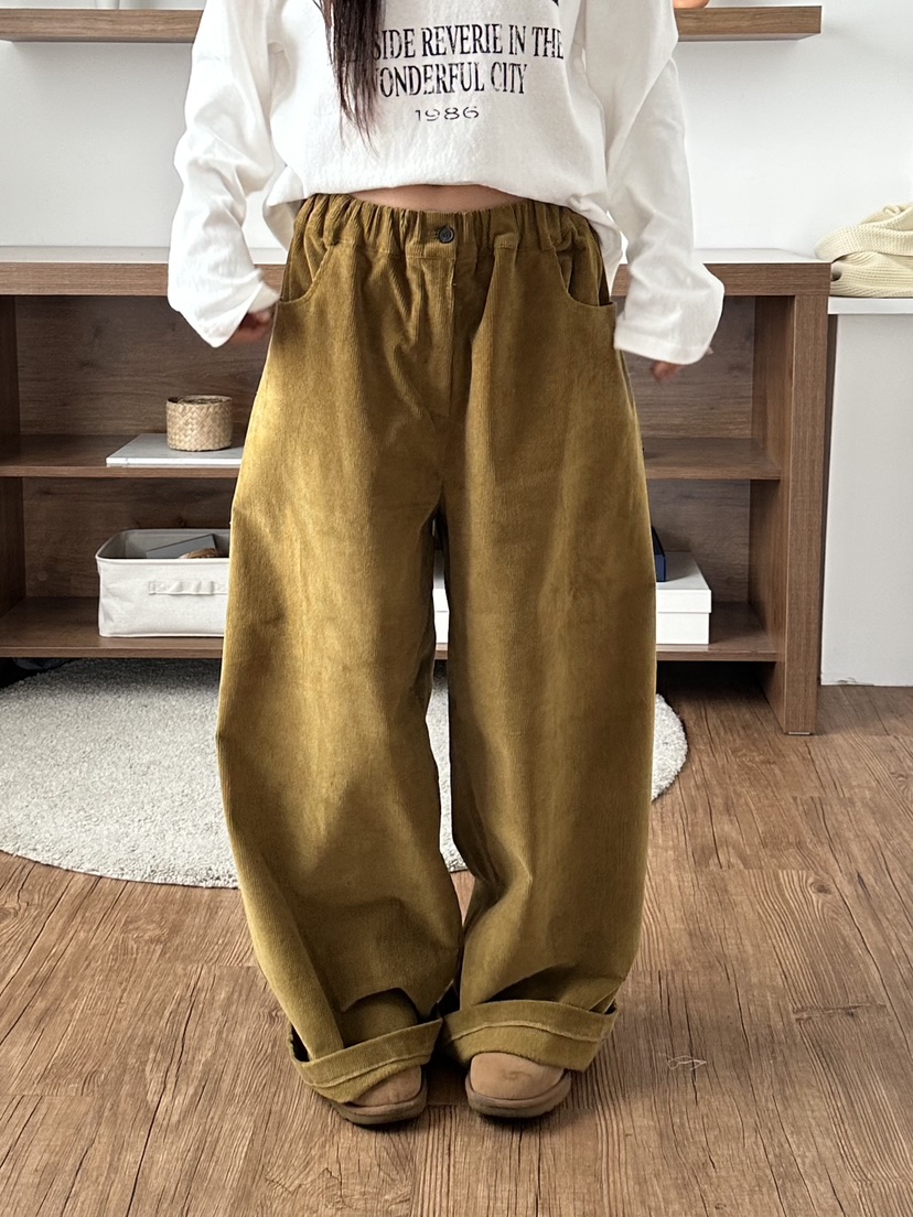 I MFACT韓國代購㊣女士新款人氣職業休閑時尚熱賣25秋冬休閑褲I MFACT休閑褲圖色1