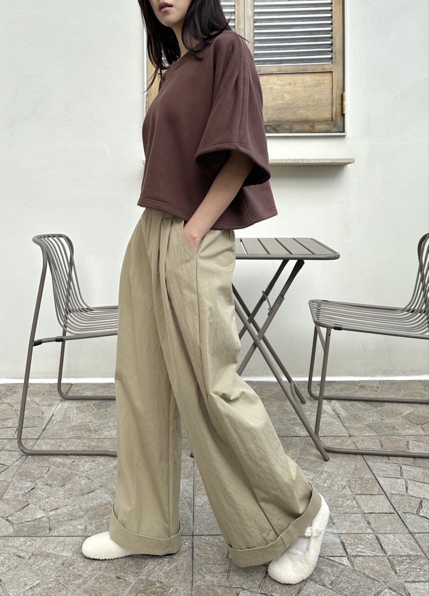 CLASSY-O東大門㊣直郵女士新款推薦真品職業25秋冬T恤褶皺CLASSY-OT恤