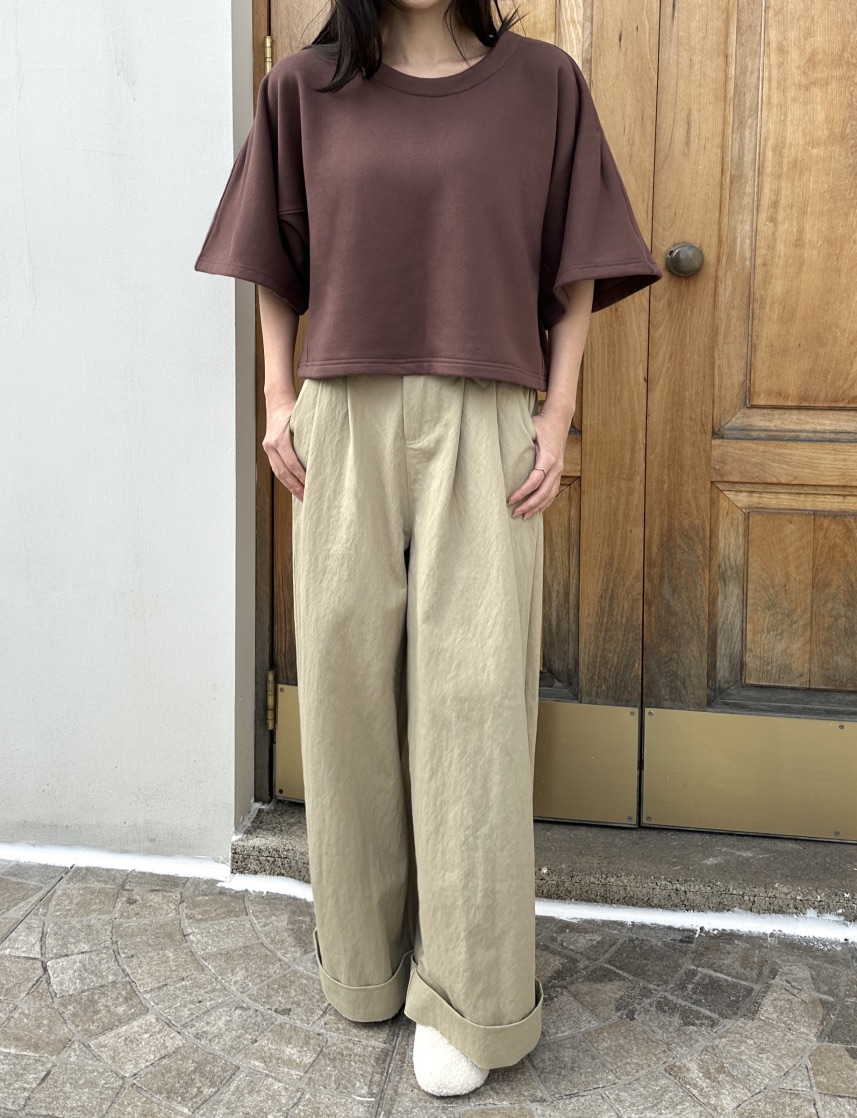 CLASSY-O東大門㊣直郵女士新款推薦真品職業25秋冬T恤褶皺CLASSY-OT恤