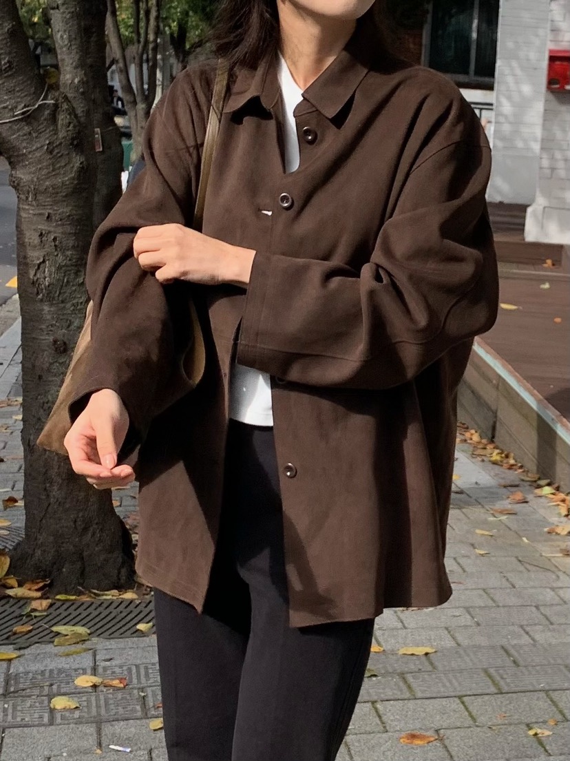 BLEECKER東大門㊣直郵女裝新品人氣推薦真品職業夾克絨面革BLEECKER夾克