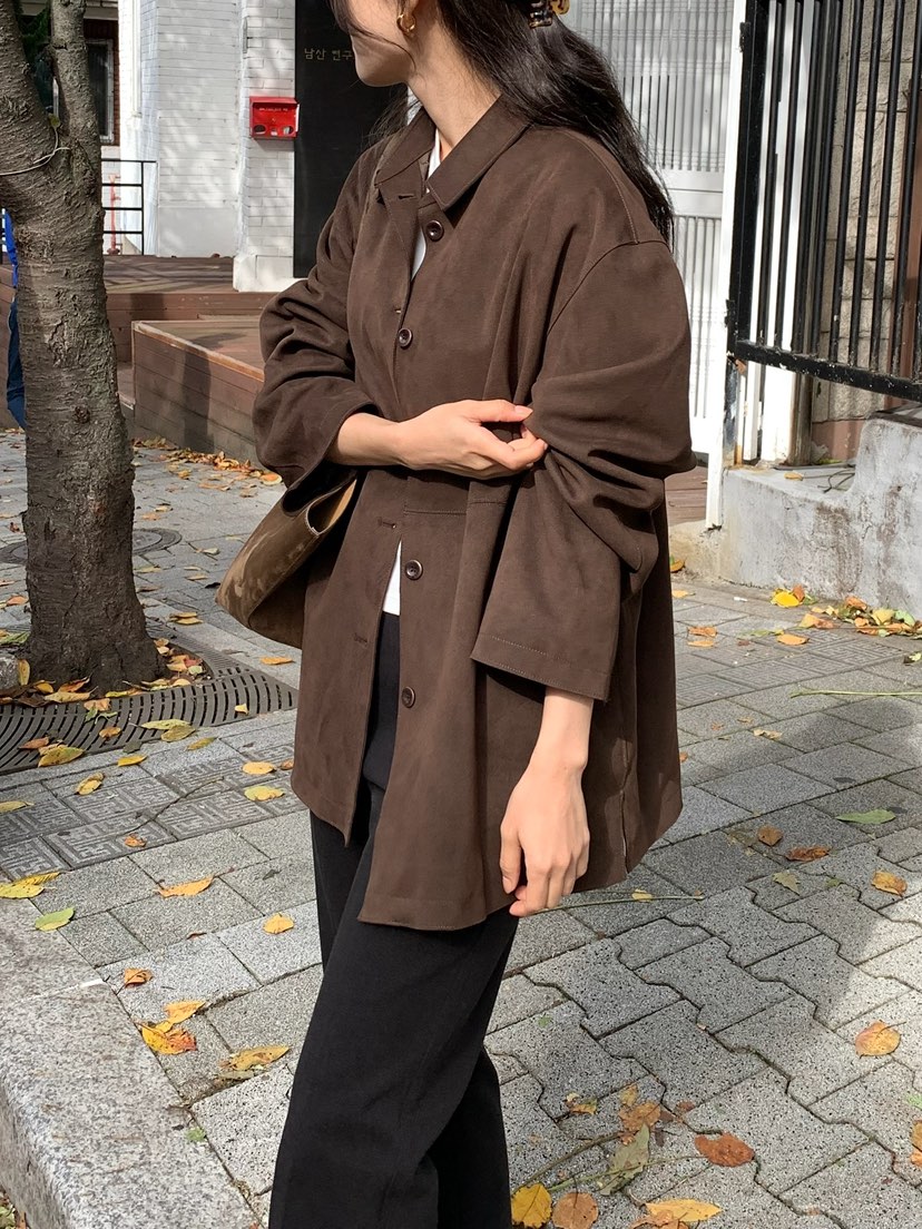 BLEECKER東大門㊣直郵女裝新品人氣推薦真品職業夾克絨面革BLEECKER夾克