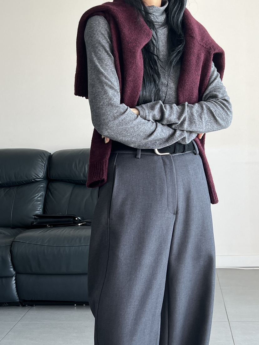 MILUI東大門㊣實拍女裝新品職業25秋冬人氣熱賣真品時尚針織衫MILUI針織衫