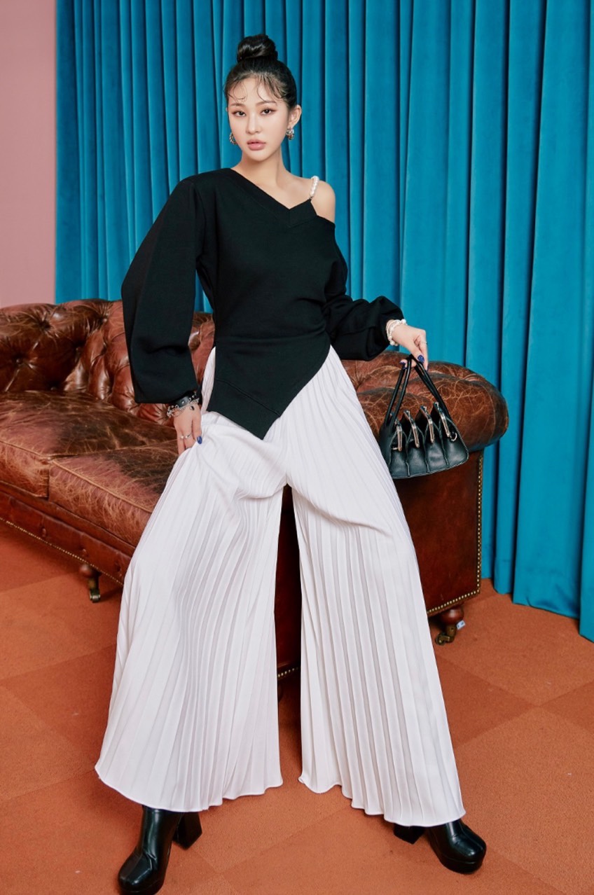 EIGHTGLOW東大門㊣直郵女士新品推薦時尚人氣職業休閑休閑褲EIGHTGLOW休閑褲圖色2