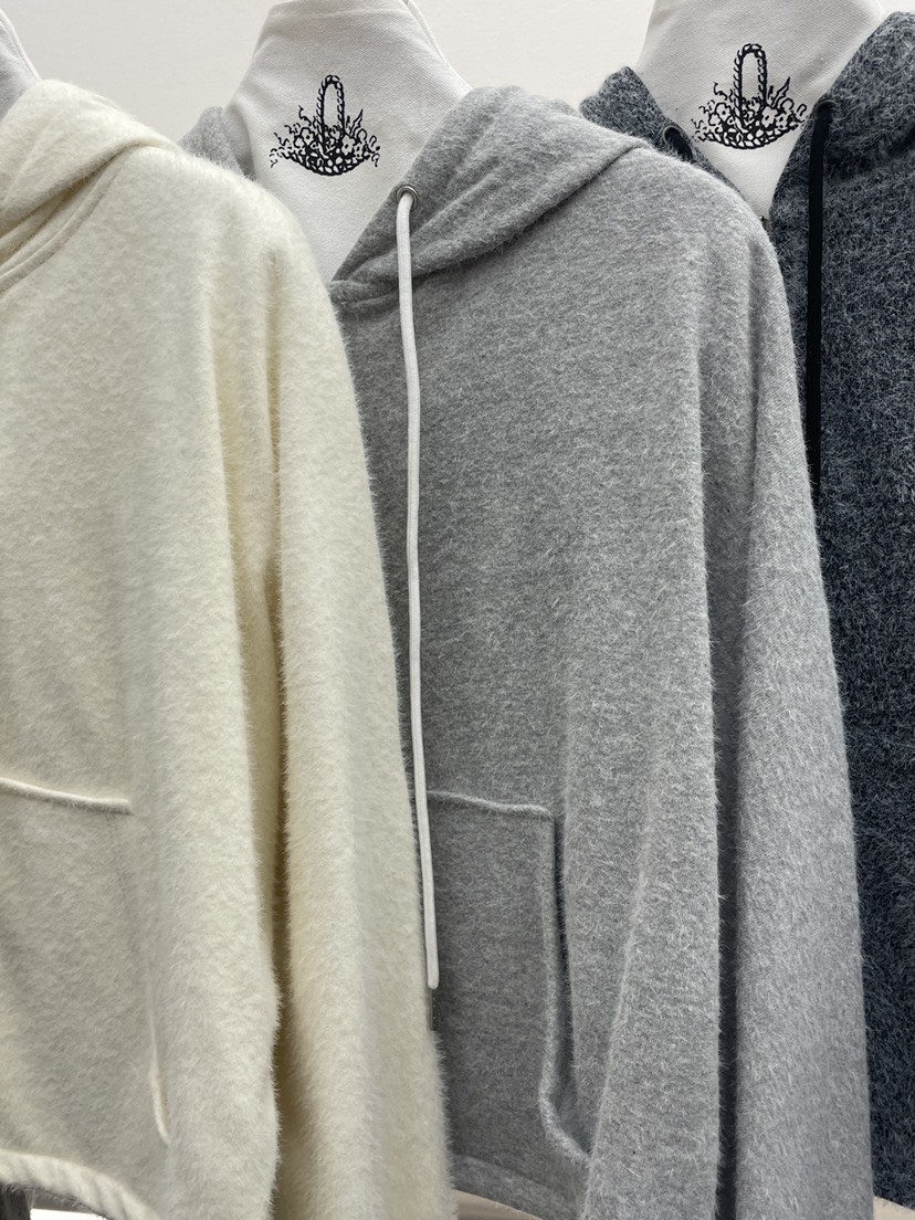 MILUI東大門㊣直郵女士新品真品推薦人氣25秋冬職業休閑衛衣MILUI衛衣