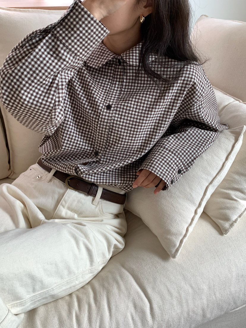 BLEECKER東大門㊣直郵女士新款熱賣時尚休閑推薦襯衫蕾絲衫BLEECKER襯衫/蕾絲衫