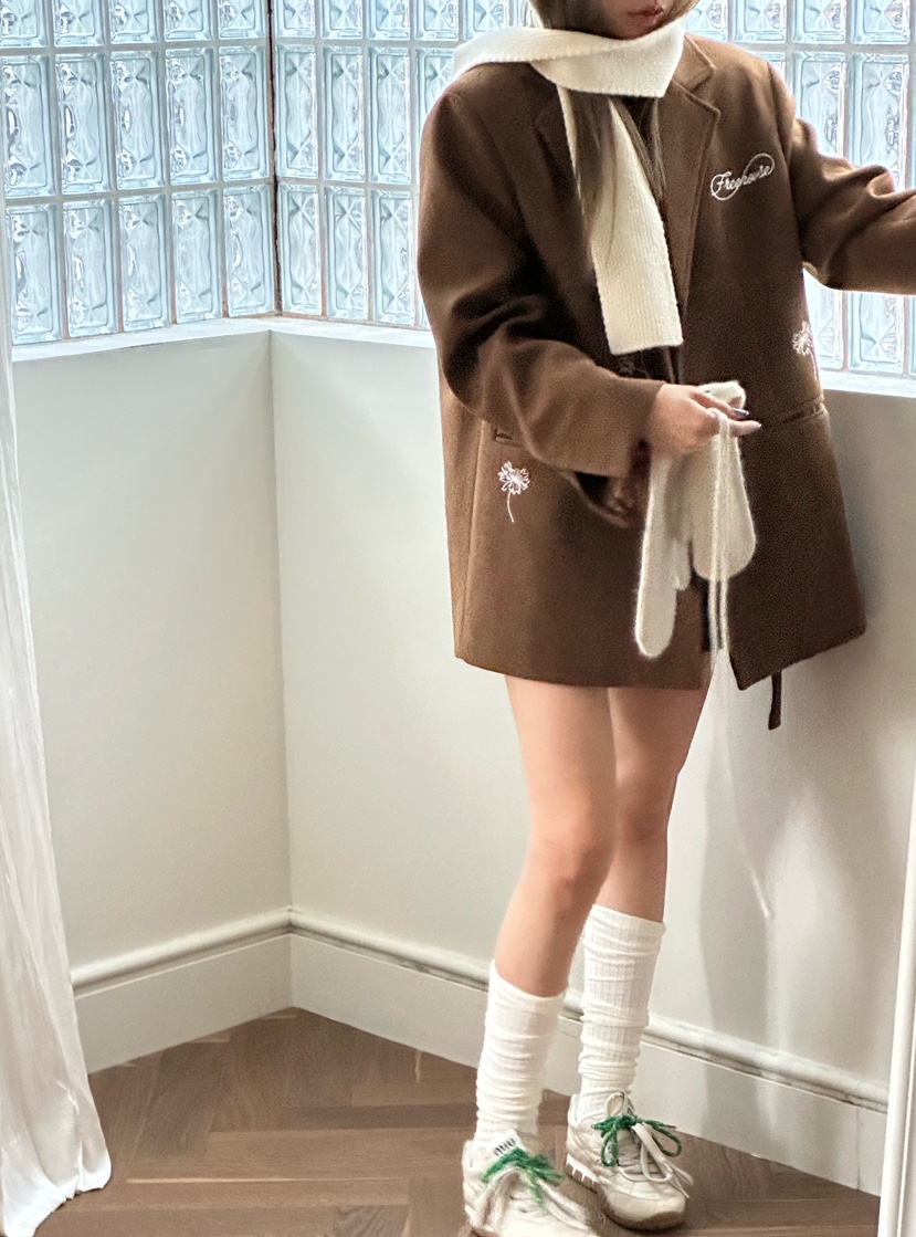 ZEROZERO東大門㊣代購女士新款職業真品休閑熱賣夾克羊毛絎縫ZEROZERO夾克