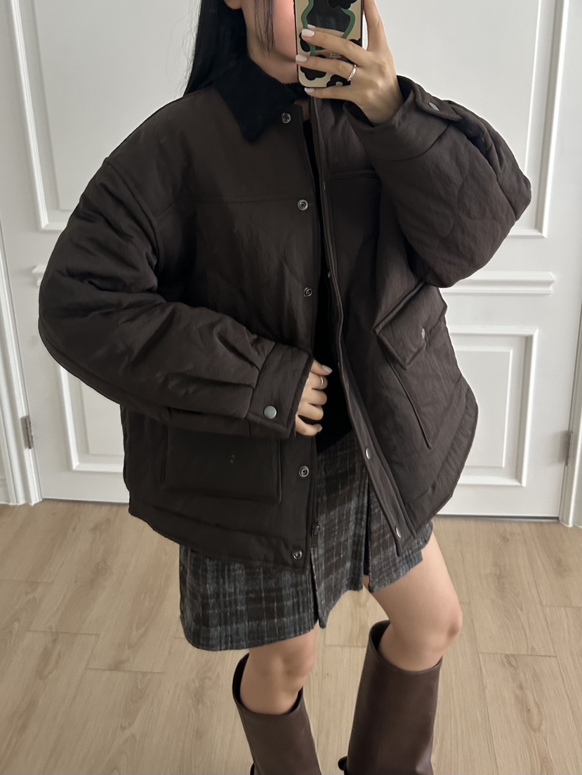 I MFACT東大門㊣實拍女士新品休閑熱賣25秋冬人氣短款棉服I MFACT短款棉服