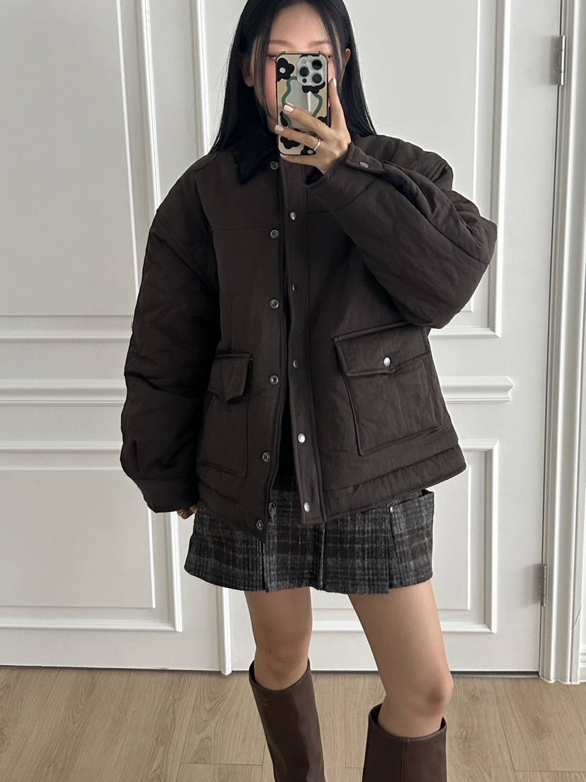 I MFACT東大門㊣實拍女士新品休閑熱賣25秋冬人氣短款棉服I MFACT短款棉服