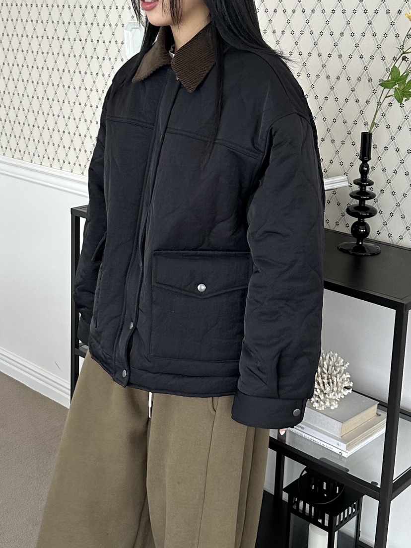 I MFACT東大門㊣實拍女士新品休閑熱賣25秋冬人氣短款棉服I MFACT短款棉服